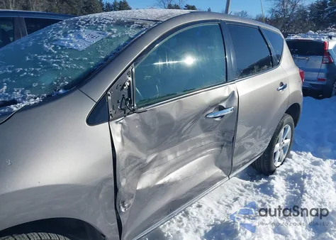 2010 Nissan Murano S z USA, uszkodzony, nr VIN JN8AZ1MW6AW135923